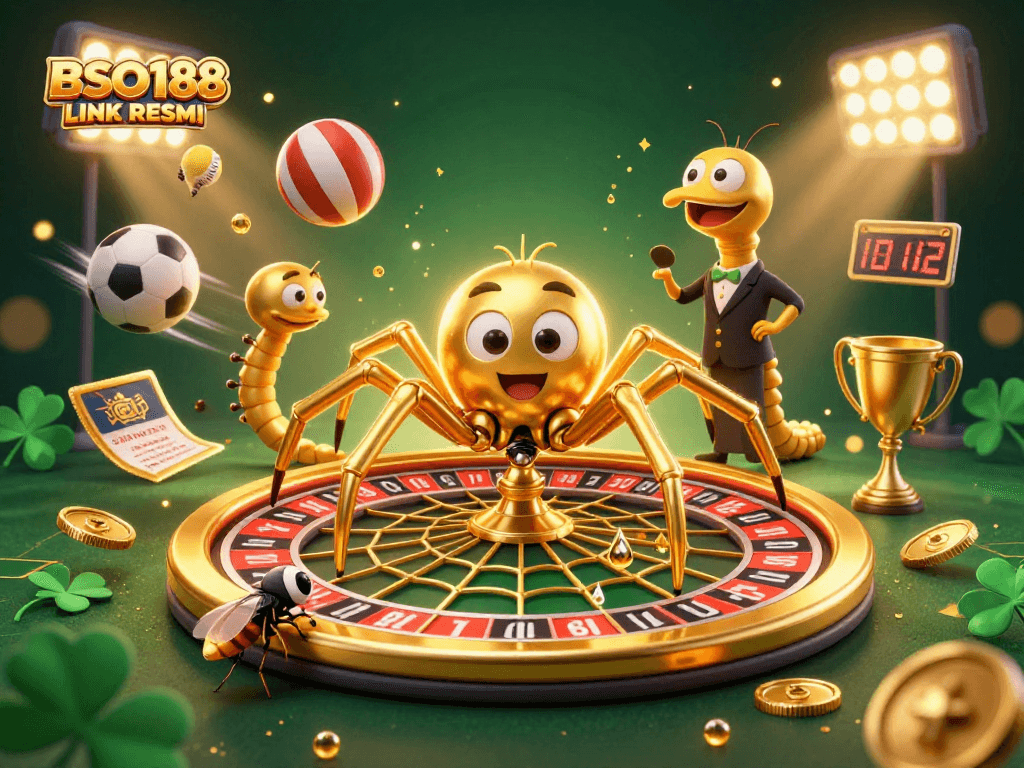 Engage in thrilling action with BSO188 LINK RESMI at the dynamic roulette wheel enhanced by sports betting elements.