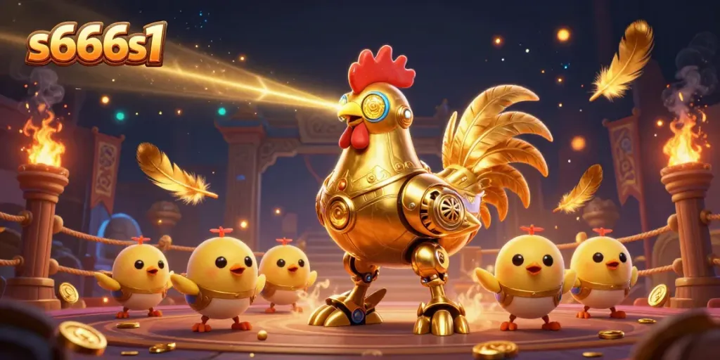 Join the fun at s666s1 with engaging gaming adventures featuring golden rooster robots and chick drones.