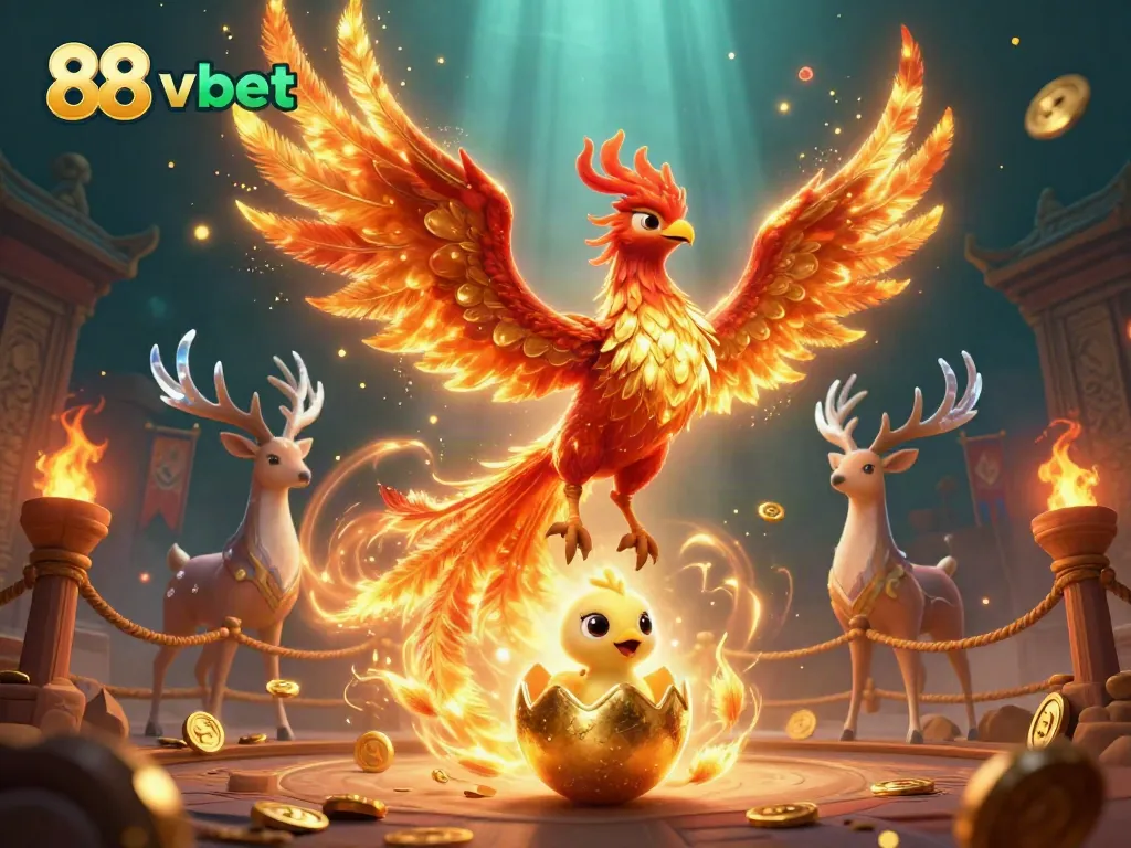 Experience thrilling gaming excitement with 88 vbet, where golden phoenixes symbolize winning chances in casino.