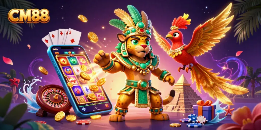 Engage with CM88’s vibrant casino experience featuring interactive slot games and golden jackpots.