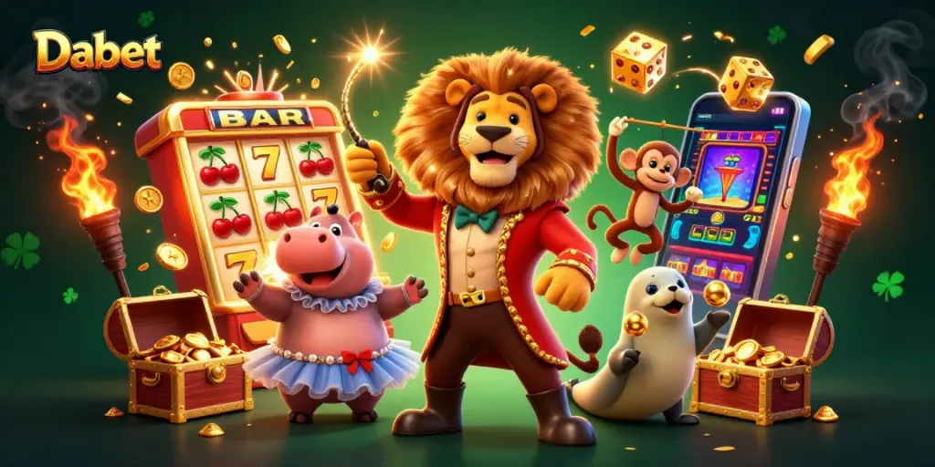 Dabet offers thrilling slot experiences with vibrant characters and jackpot excitement.