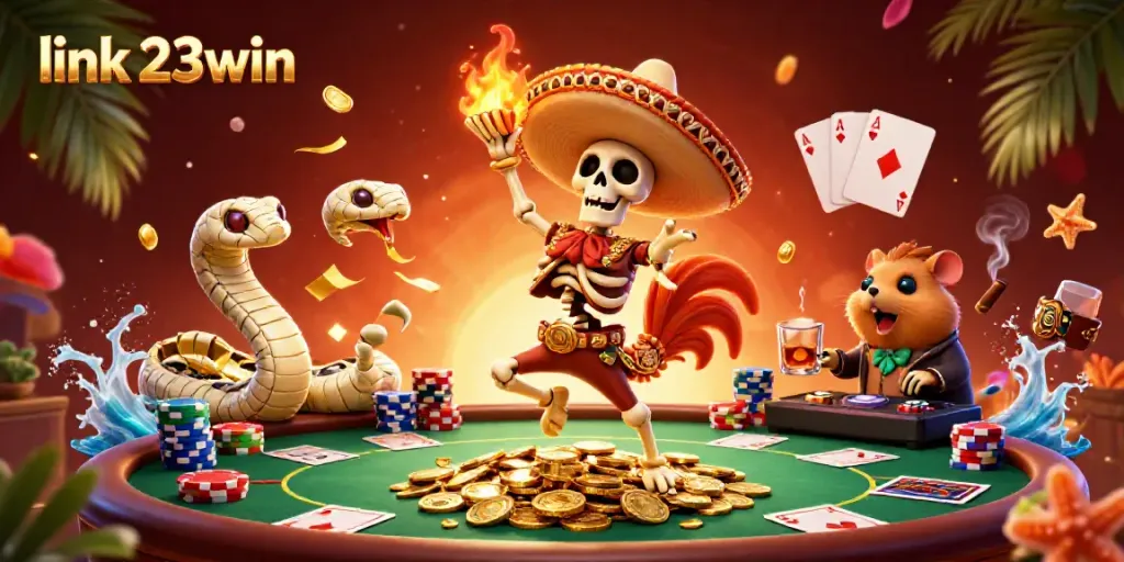 Celebrate gaming victories at link 23win with vibrant characters and dynamic casino action.