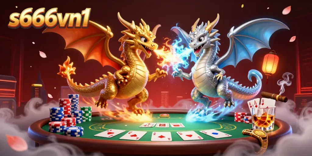 Experience thrilling gameplay action as s666vn1 dragons battle in the immersive casino world.