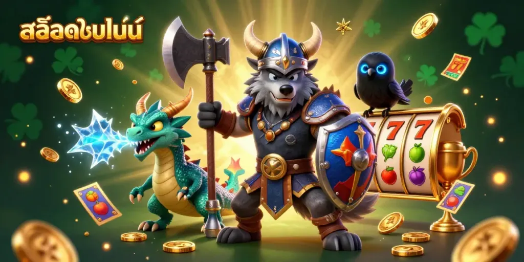 Engage with exciting สล็อตออนไลน์ action featuring dynamic characters and casino elements.