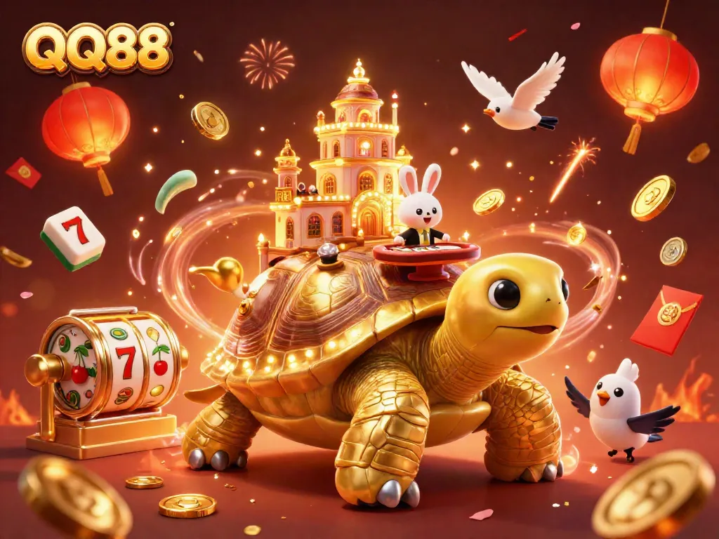 Engage with QQ88 while enjoying exciting slot games within a vibrant casino atmosphere.