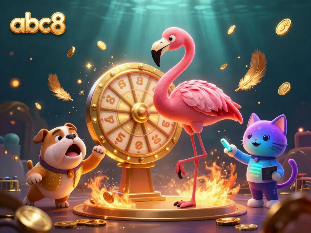 Engage in thrilling gameplay at abc8 with vibrant cartoon characters and golden prizes.