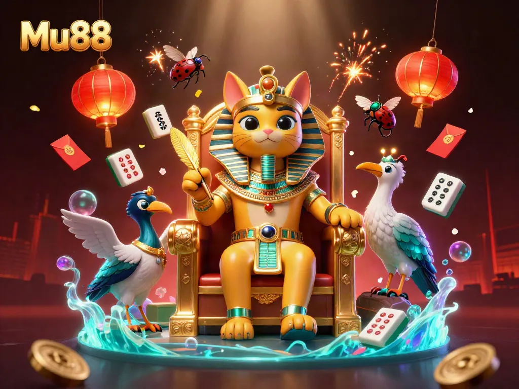 Experience thrilling gameplay at Mu88 with vibrant 3D casino elements and engaging characters.
