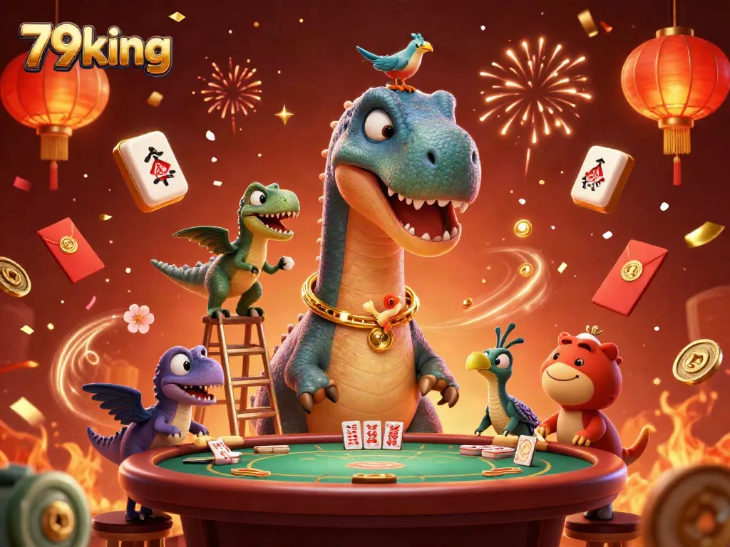 Engage with 79king's vibrant casino atmosphere featuring unique characters and dynamic gaming elements.