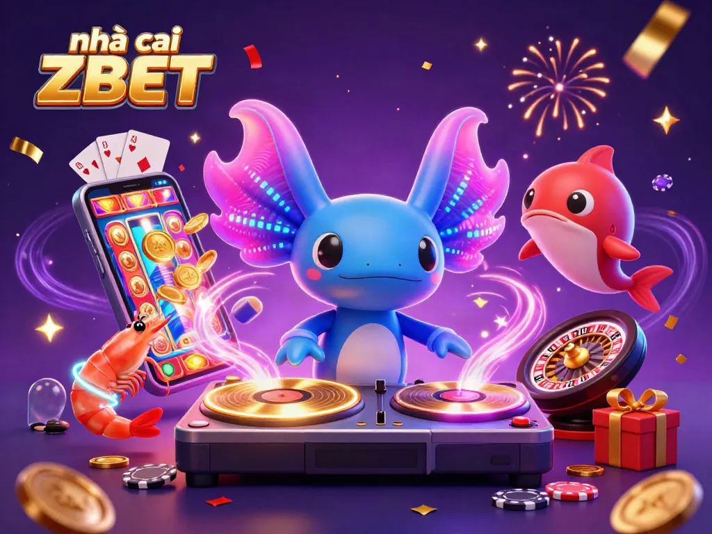 Experience the vibrant gaming world with nhà cái ZBET through dynamic casino elements and exciting characters.
